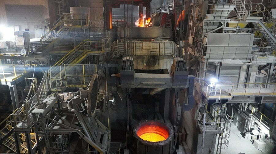 Ladle Furnace Steelmaking Process