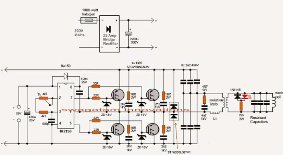 induction furnace electrical diagram